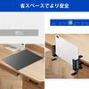 Set of 2 Desk Side Laptop PC Rack with Headphone Headphone 10kg Weight Vertical PC Desk Side Easy No Drilling Steel Construction Racks, Hooks, Stand,