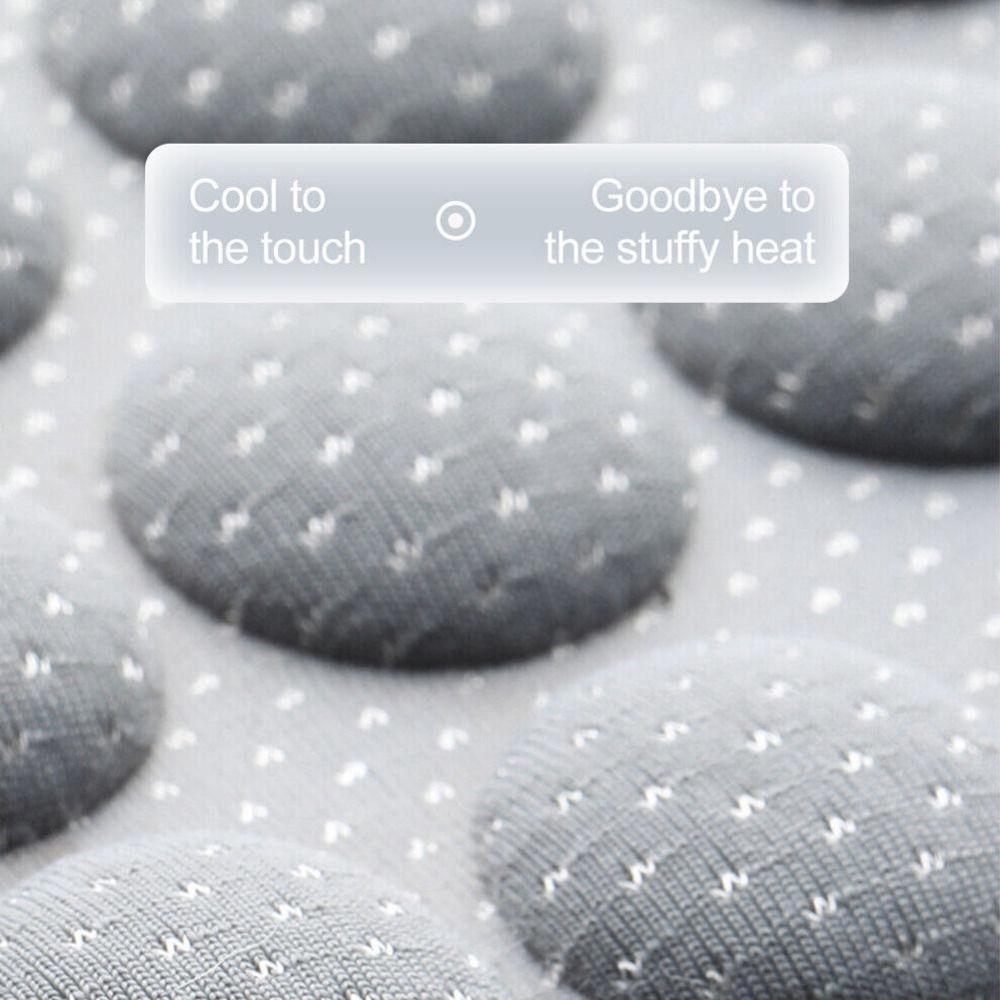 Ice Silk Ice Cooling Car Seat Cushion Ice Silk Vehicle Chair Backrest Pad  Car Seat Cover