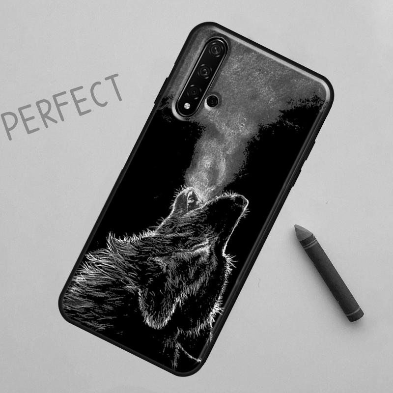 

Wolf For Huawei Nova 12s 11i 7i 8i 12i Y73 Y70 Y90 Y60 Y72 Y61 Y91 9 10 SE P40 Lite P30 Pro Case Huawei Nova 8i