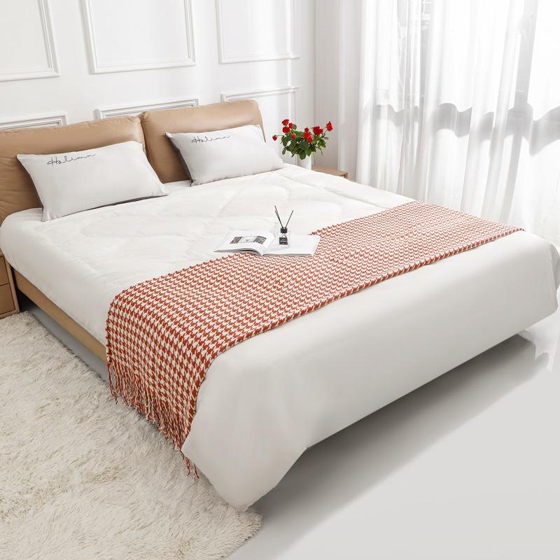 31 de tipuri de pături nordice din lână tricotate cu romburi, pături pentru capătul patului, pături pentru canapele, pături decorative, aparate de aer condiționat decorative pentru familii