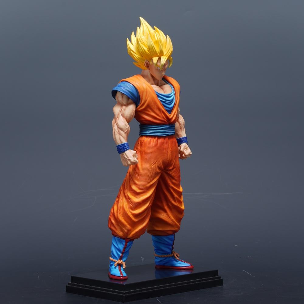 31cm/12.2in Anime Dragon Ball Figure Super Saiyan Goku Action Figures Pvc Statue Desktop Ornamen Collection Model Toys Gifts 2 Round Sensory