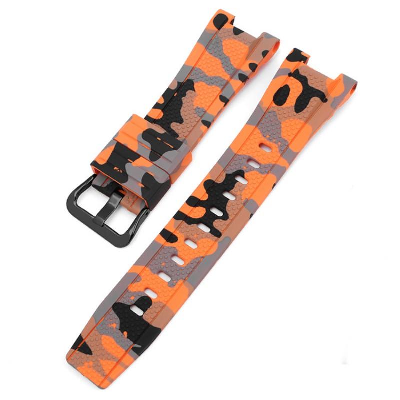 Resin Strap Casio GST-W120/130L/S310/410 Camouflage Watch Band Replacement Accessories