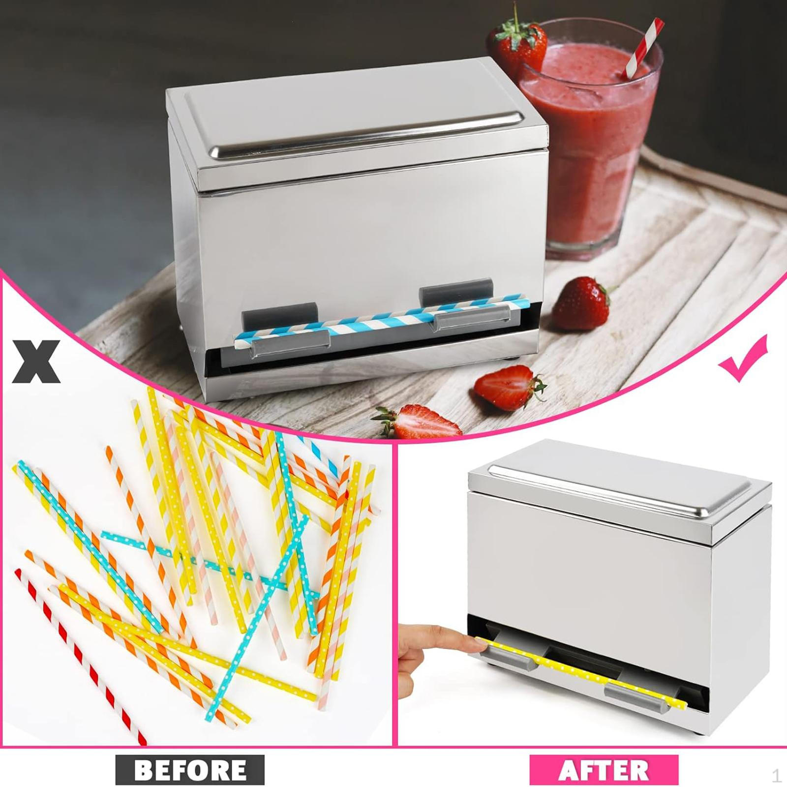 

Органайзер-диспенсер для карандашей из нержавеющей стали, портативный контейнер-подставка для напитков с нажимным механизмом