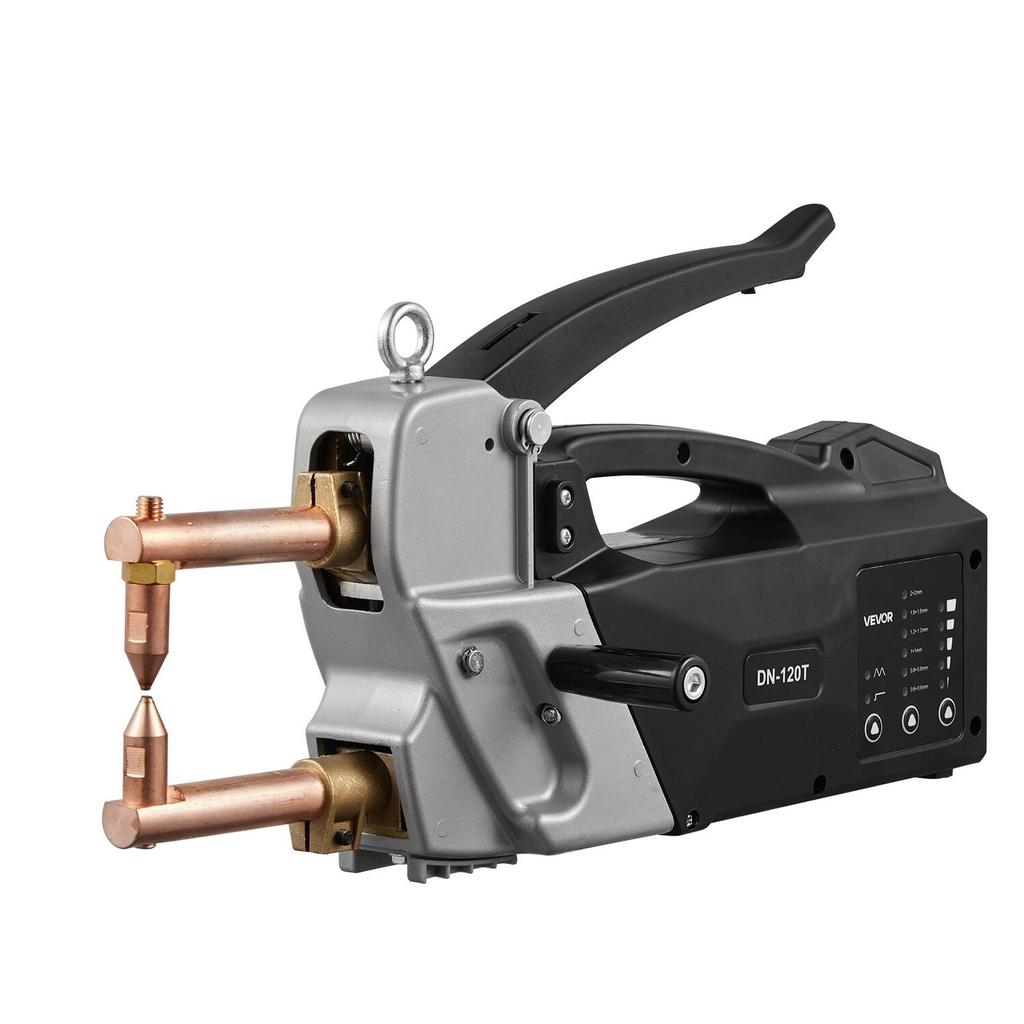 Portable Spot Welder, 4mm Thick Spot Welder Machine with 8.1KVA Input Capacity, 4200A Electric Metal Sheet Welding Machine Handheld Welding Tip Gun