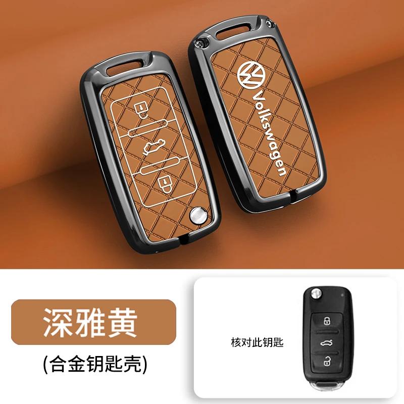 

VW GTI GOLF 2026 Hot For VW VOLKSWAGEN Zinc Alloy Car Remote Key Case Cover Shell For Volkswagen VW Polo Golf Passat Tiguan Beet
