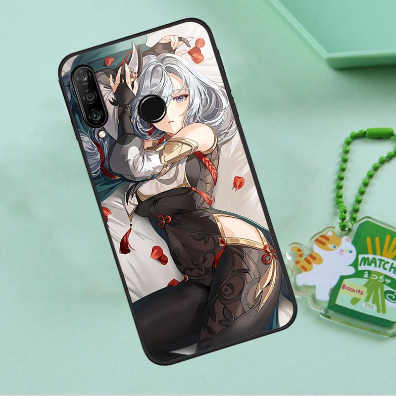 Genshin Anime Shenhe Für Huawei Nova 10 9 SE 5T 12s 12i 11i Y91 Y90 Y60 Y70 Y72 Y61 P20 P40 P30 Lite P60 Pro Hülle