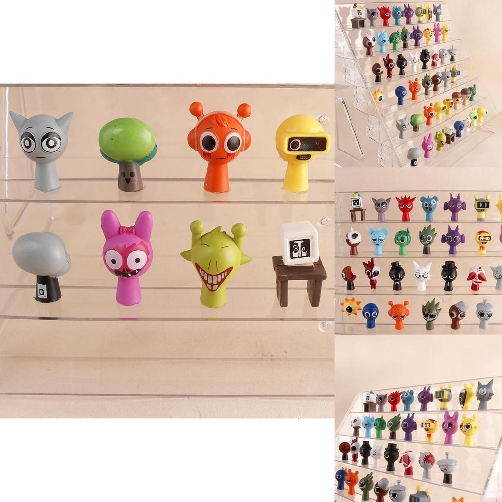 Sprunki Animal Music Box Collection Pvc Toy For Kids Playroom Decor