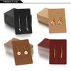 50 pièces Cartes d'Affichage pour Boucles d'Oreilles et Colliers pour Boîte à Bijoux Carte d'Accrochage en Carton Carde pour Clous d'Oreilles Carte en Papier Bijoux DIY