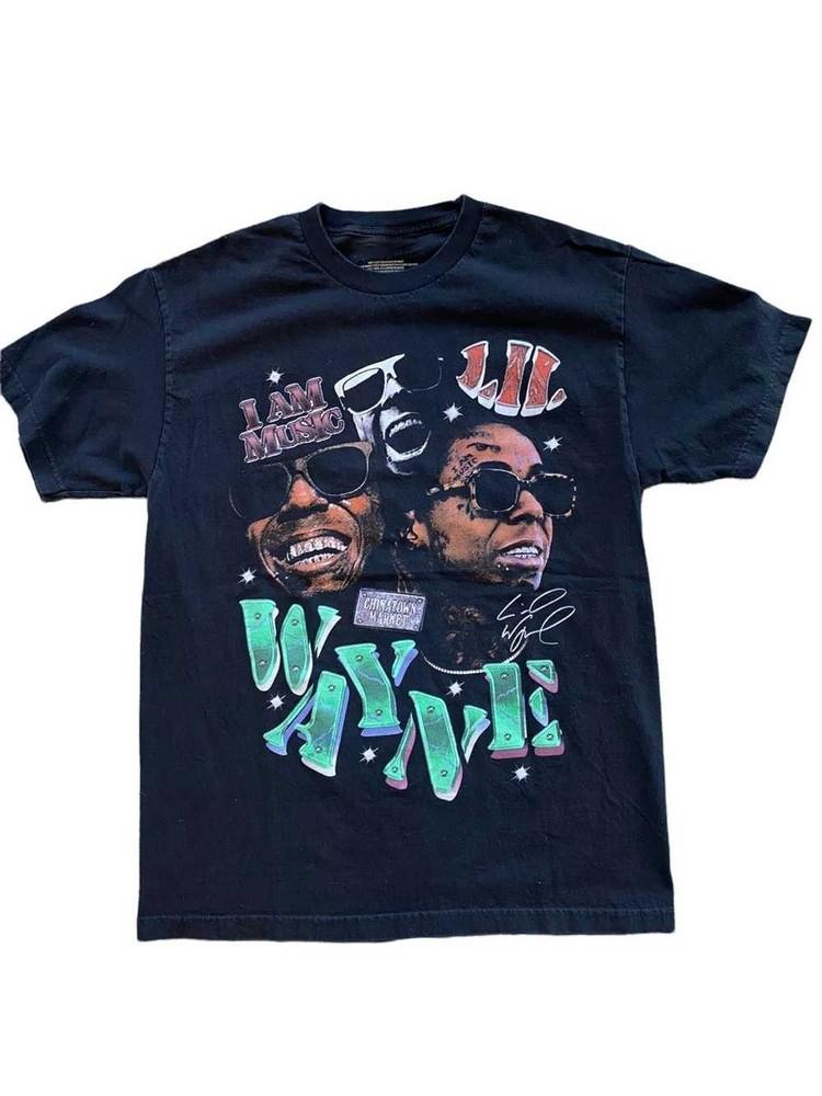 Винтажная футболка Lil Wayne I Am Music с рукавом, все размеры от S до 5XL, SE020, унисекс S