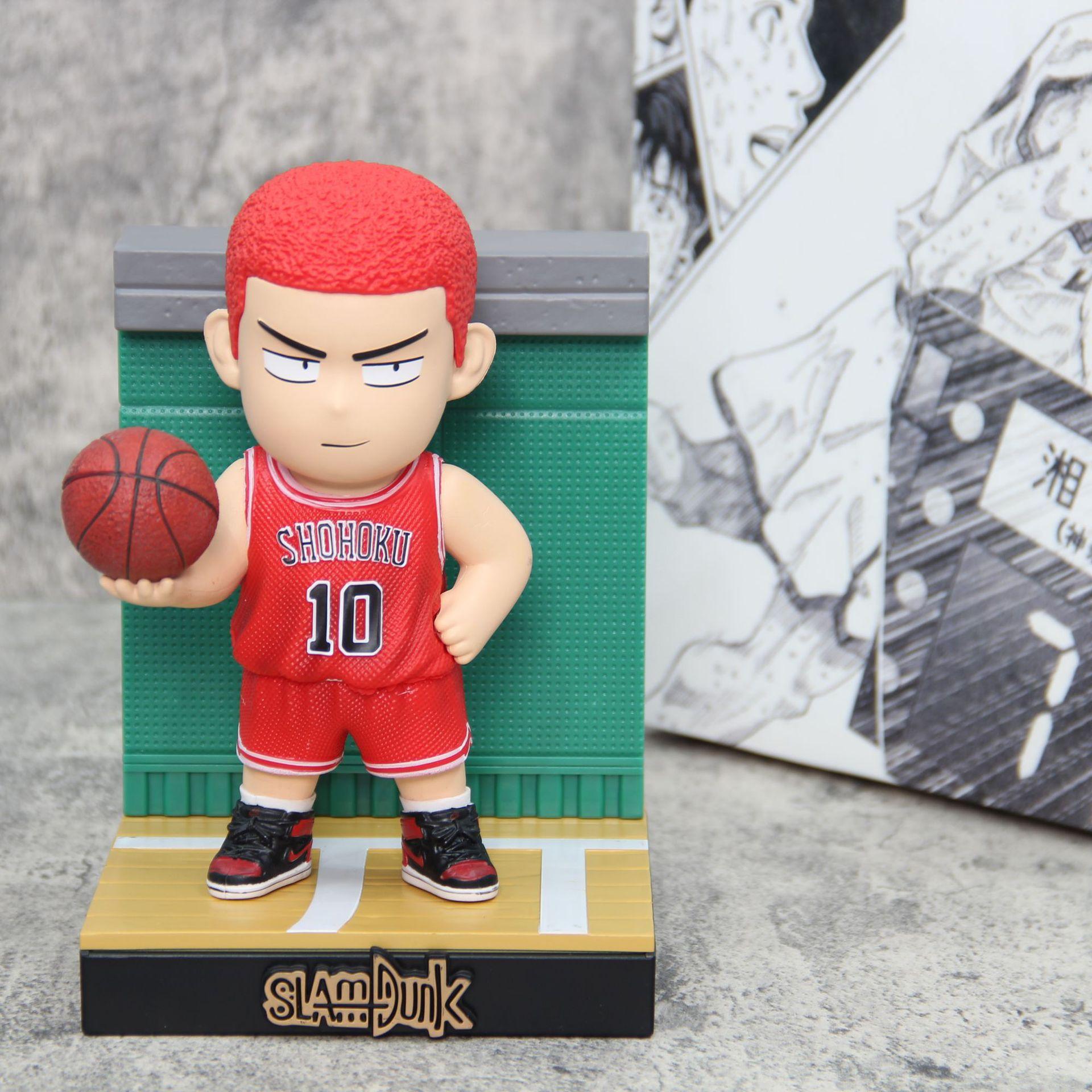 Gymnasium Slam Dunk Figure Q Version Xiangbei Five Tigers Cherry Wood Flower Path Liuchuan Maple Animation Blind Box Ornament Gift