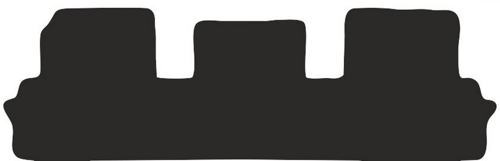 Rear Floor Mats For Renault Grand Scenic Iii 7-Seater 2009-2015