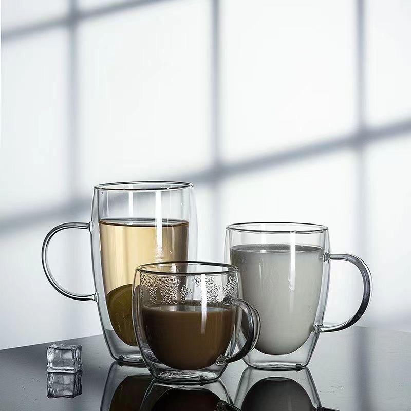 Handmade  Heat-Insulated Double Wall Glass Cups – Mini Whisky, Espresso, Tea & Coffee Mug