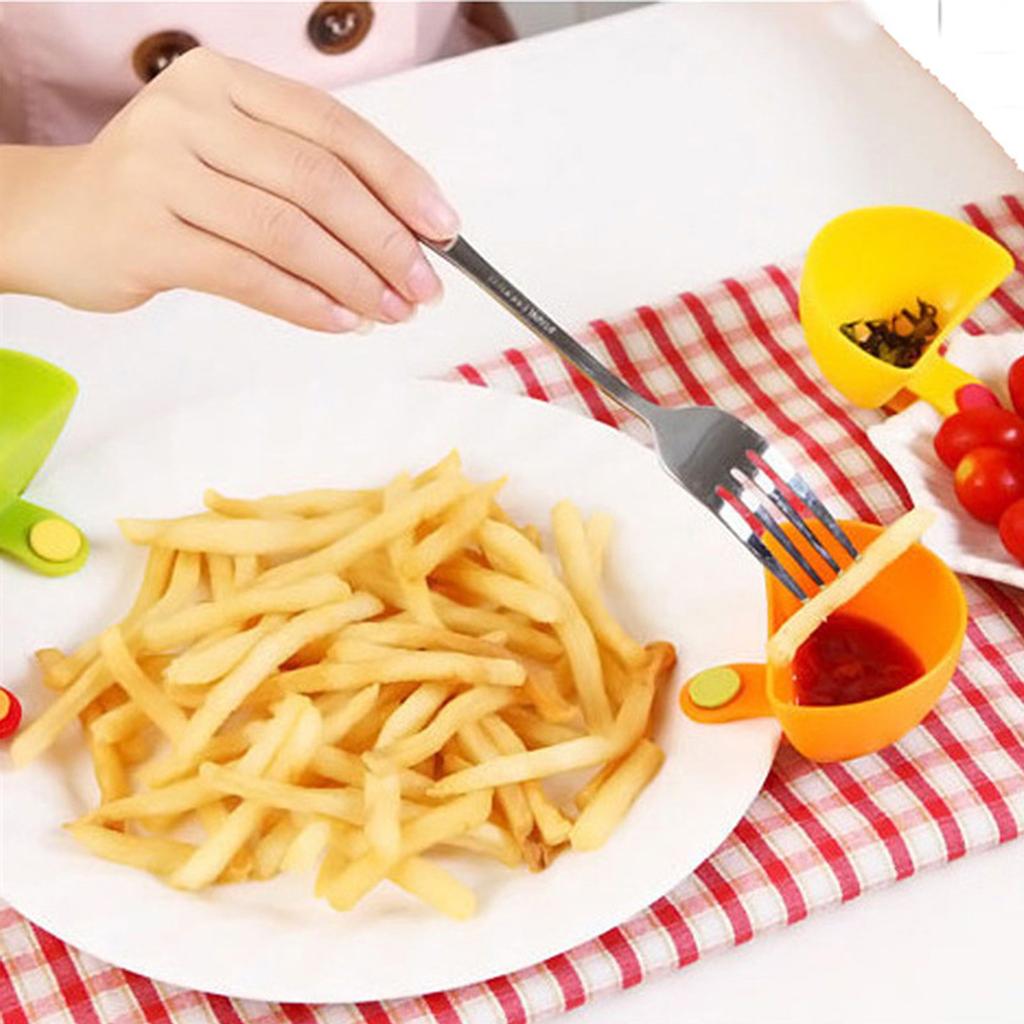 12 Pack Plastic Dip Clip Bowl Plate Holder Plate Clip Holders Dish Chip