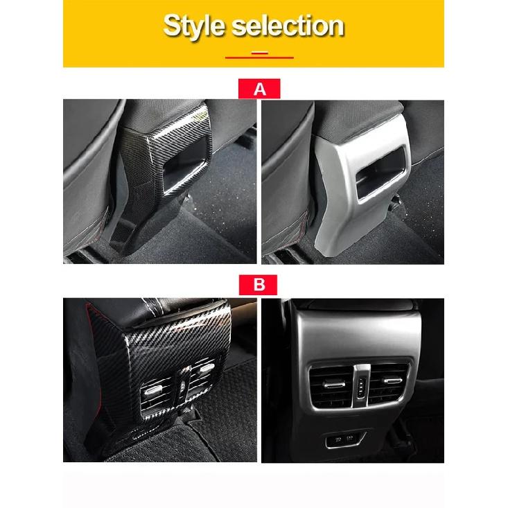 For Toyota Corolla E210      2024 ABS Car Rear Armrest Box Air Vent Outlet Trim Cover Decoration Accessories