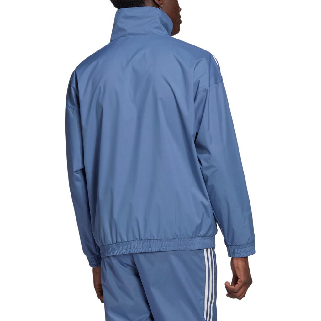 adidas Originale Minimalistisch Klassisch Sport Retro Gestreifte Jacke Unisex Jacke Dunkelblau JM2715