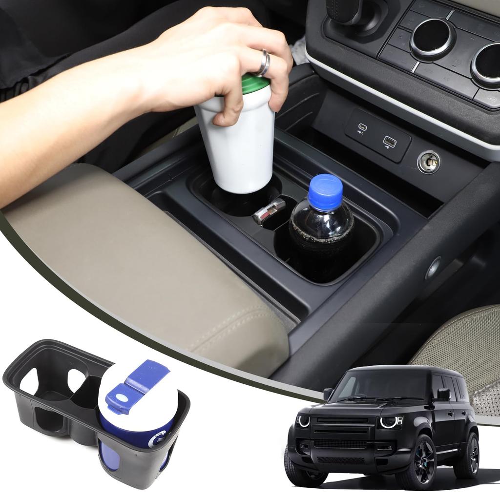 METYOUCAR Cup Holder Cup Holder Cup Holder Protective TPE Easy Convenient Custom Car Supplies To Land Rover Defender 90 110 Cover, Mat, Coaster,