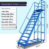 JINGGENG Heavy-Duty Mobile Working Platform Ladder
