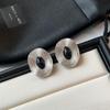 Vintage Irregular Round Stud Earrings for Women – Elegant and Luxurious Design