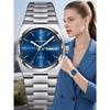 Elegant Women's Stainless Steel Date Week Quartz Watch, Fashion Ladies Watches, Gifts For Wom