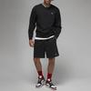 Jordan Men's Air Jordan Essentials Fleece Crewneck Sweatshirt Black FJ7777-010