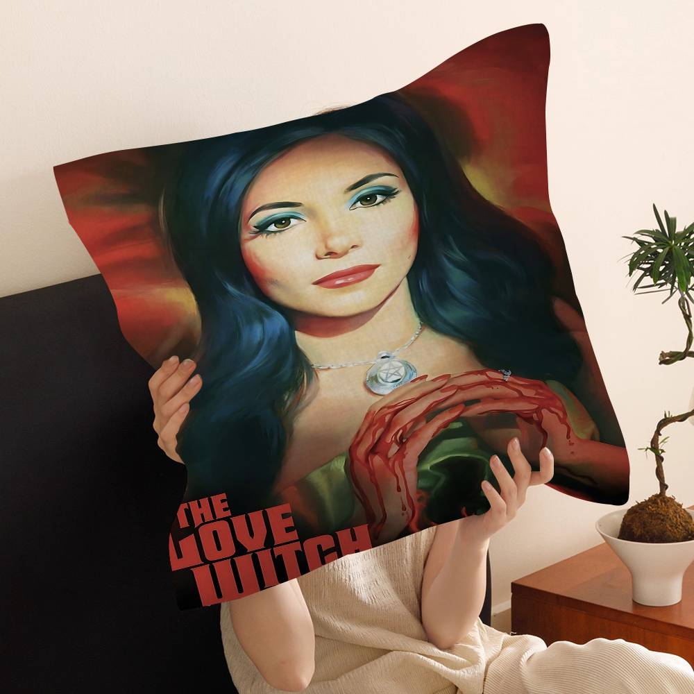The Love Witch Movie Sticky Cushion Cover Pillowcase Upholstery Sofa Throw Pillow Home Decor Pillowcas