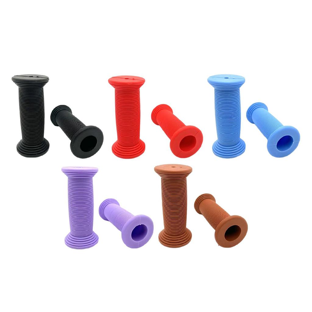 Universal Soft TPE Bicycle Handlebar Grips Non Slip Kids Bike Handlebar Grips Protective for Boys Girls Balance Bikes