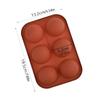 6/8/15/18/24/35 Holes Silicone Half Sphere Mold For Baking Half Ball Chocolate Candy Dome Pudding Mousse Cake Pastry Tools