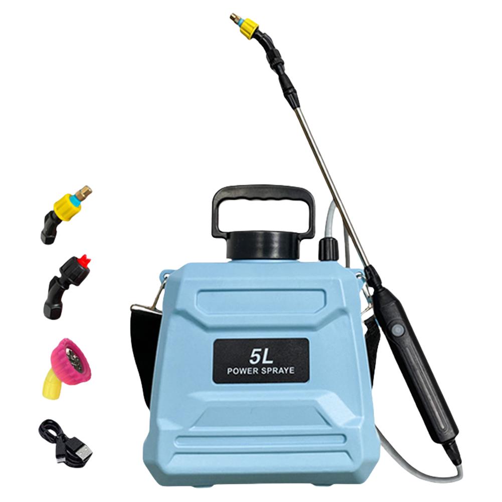 Electric 2 Gal Battery Powered Sprayer with Spray Gun Shoulder Pesticide Sprayer Automatic Garden Water Sprayer Irrigation Tool