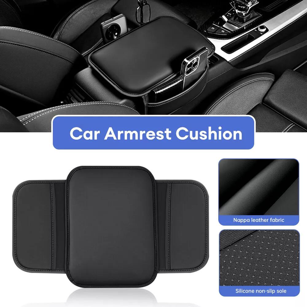 Car Interior Seat Armrest Cushion Pad Protector Storage Bag Cover Accessories