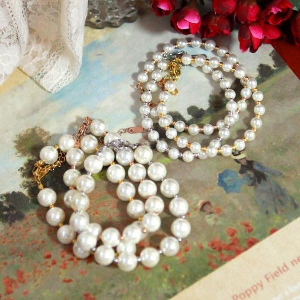

Surgical Steel Simple Pearl Bracelet (Silver, Gold, Rose Gold) (S7749889) Pearl diameter: 10mm / Color: Gold