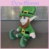 Boneco de Pelúcia do Dia de São Patrício Com Chapéu Verde Brinquedo Macio Para Decoração de Feriado e Presente