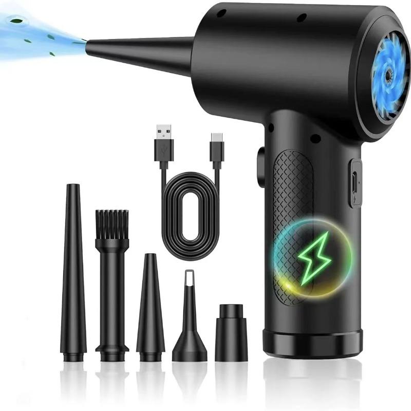 Stlačený vzduch Duster 51000 ot./min. Pro klávesnici počítače PC Car Clean USB nabíjení Přenosný elektrický odprašovací bezdrátový vzduchový ventilátor