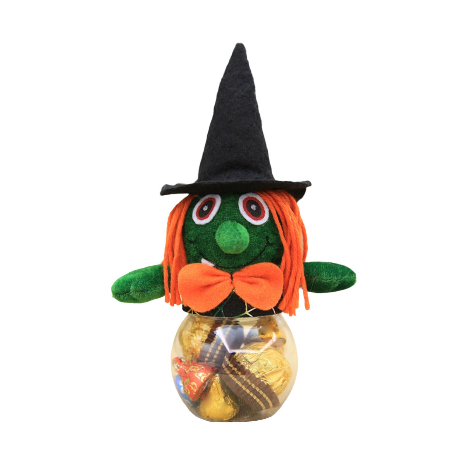 

New Halloween Decorations, Festival Atmosphere Arrangement Gift Box, Creative Cat Pumpkin Candy Jar One Size