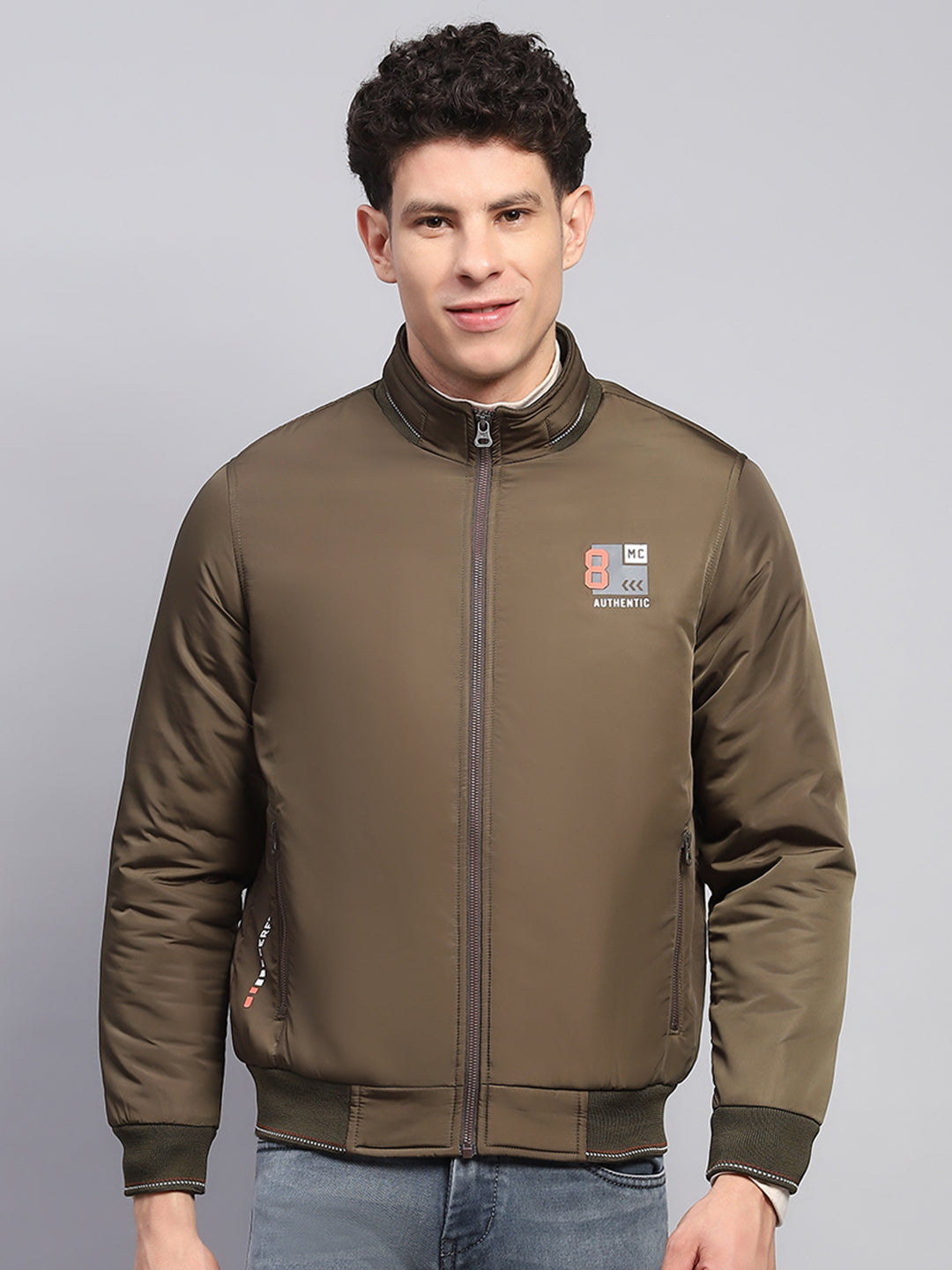 Monte Carlo Men Regular Fit Olive Jacket XL