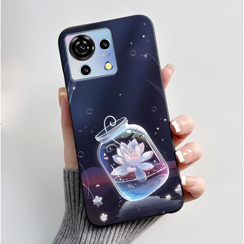 For ZTE Blade V50 Vita Case Luxury Cute Love Rabbit Funny Black Soft Silicone Phone Casing For ZTE BladeV50 Vita V50Vita Cover