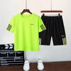 Boys' Summer Quick-Dry Shorts Set with T-Shirt - Sports Casual Outfit