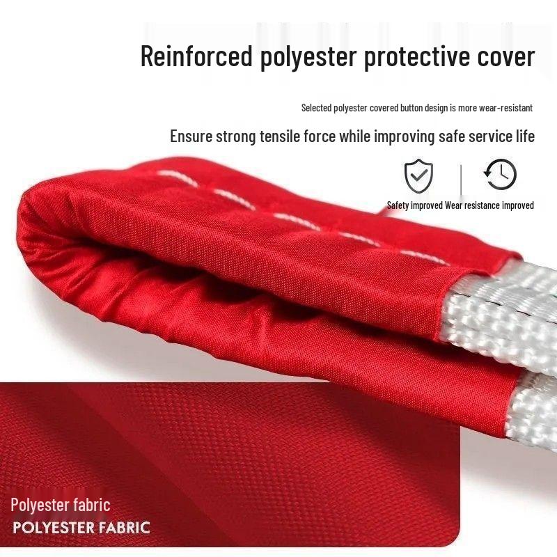 Heavy Duty Car Tow Rope, 5-10 Ton, Reflective Off-Road SUV Towing Strap