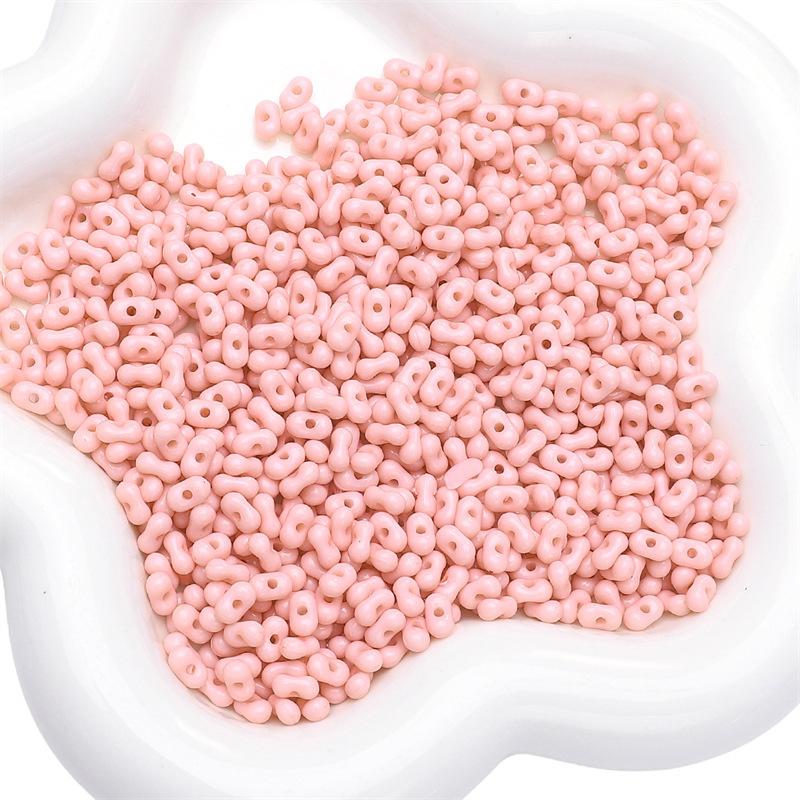 Handmade Bracelet Beads Acrylic Solid Color Peanut Beads Beads Necklace Semi-finished Strings Handmade Diy Jewelry Accessories Accessories Materials