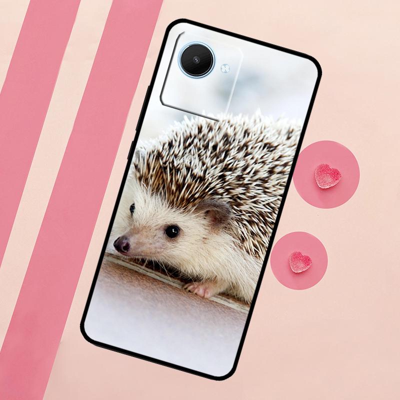 Cute Little Hedgehog For Realme 15 10 11 12 13 14 Pro Plus C65 C67 C75 C63 C61 C55 C51 C53 C35 GT6 GT7 Pro Case