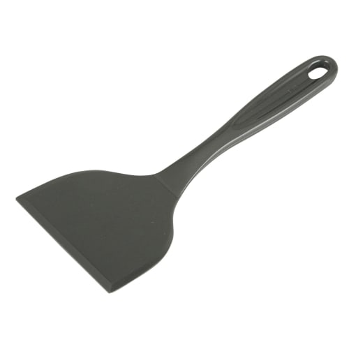 Kai Corporation KAI Okonomiyaki Cutting Nylon Spatula, 90mm, Dishwasher Safe, Gray, Made In Japan, DH8155