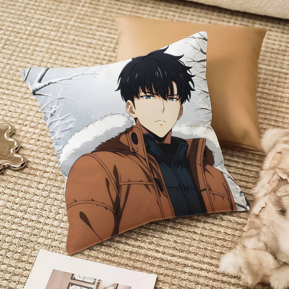 

Cool S-Solo Leveling-MT Dream Man Pillow Case Comfort Sofa Bed Silky elegant Invisible zipper Decorative cushion cover 12x12Inch