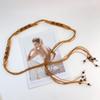 Ethnic Style Woven Women'S Belt With Skirt Retro Fringed Decorative Thin Waist Chain Dress Waist Personalized Accessories