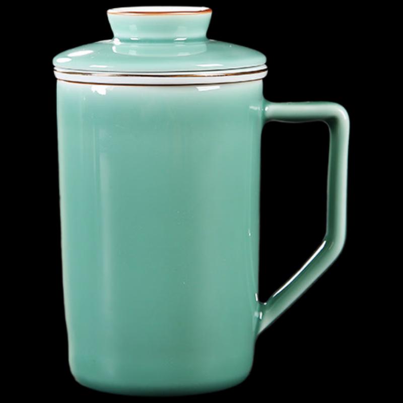 TLAKEHO Ceramic Tea Separation Brewing Cup