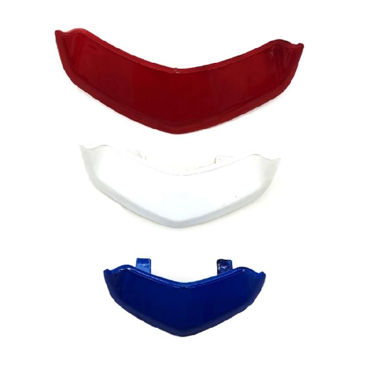 

Motorbike Tie Buckle Decoration Cover Tie Trim Cover Upgrade Accessories красный/белый