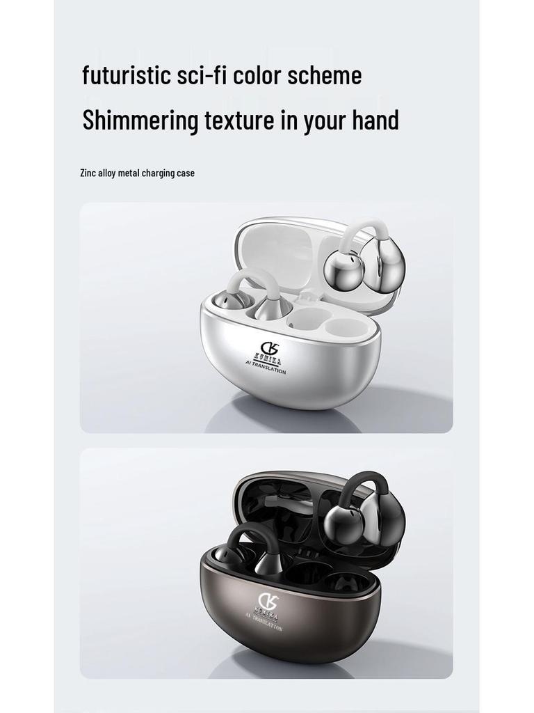 KUMIKA J07AI AI Translation Sports Bluetooth Earphones: Real-time Translation, High-Definition Sound Quality.