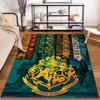 Hogwarts House Crests Design Rug Non-slip Rug Suitable for Living Room and Bedroom Sofas.