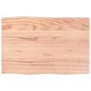 VidaXL Table Top Solid Oak Wood Treated Matching Edge 363929