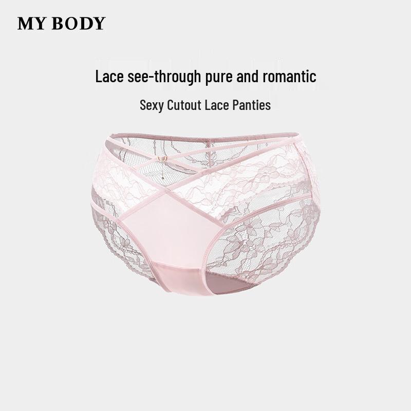 Mybody Women's Lace Low-Rise Briefs