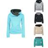 Stylish Women's Hooded Pullover Coat Tops Perfect For Autumn And Winter Seasons