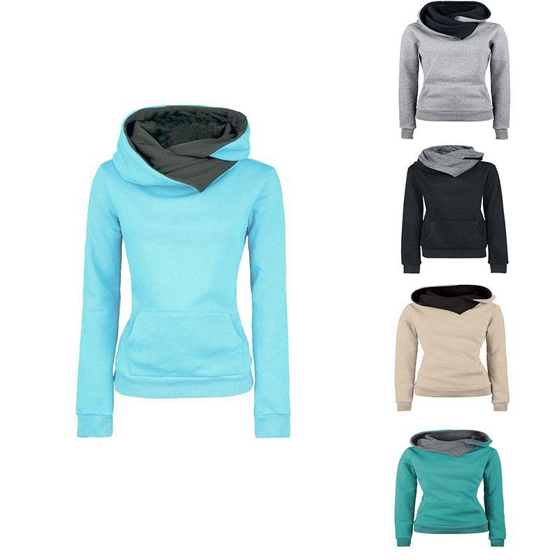 Stylish Women's Hooded Pullover Coat Tops Perfect For Autumn And Winter Seasons